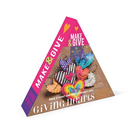 Craft-tastic Make Giving Hearts Craft Kit Decorate and Share 7 Little