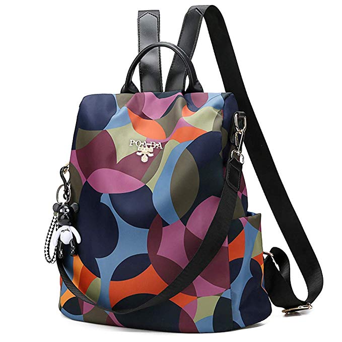Multifuction Colorful Oxford Backpack Casual Anti Theft Backpack for Teenager Girls Schoolbag