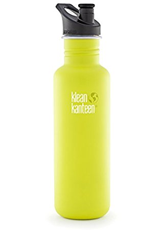 Klean Kanteen Classic Stainless Steel Bottle With Sport Cap