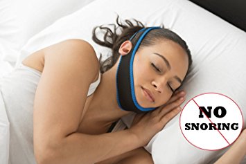 Sleep Well Anti-Snore Chin Strap Reduce Snoring Device Breathing Jaw Strap, Straight shape by GREENHOME