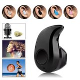 Efanr Sports Invisible in Ear Mini Bluetooth Headset Earphone Earpiece Headphones for iPhone Samsung LG Sony HTC and Other Smartphones Tablets Black