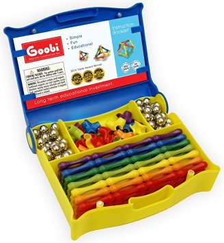 Goobi 202 Piece Master Magnet Construction Set Rainbow