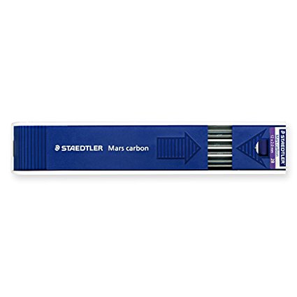 Staedtler Mars Carbon Lead, 2mm, 2B, 12 Lead (200-2B)