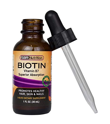 MAX ABSORPTION Biotin Liquid Drops, 5000mcg of Biotin Per Serving, 60 serving, No Artificial Preservatives, Vegan Friendly, Supports Healthy Hair Growth, Strong Nails and Glowing Skin, Made in USA