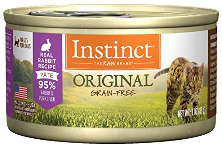 Instinct Original Grain Free Recipe Natural Wet Canned Cat Food by Nature's Variety