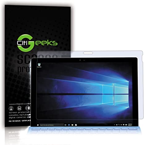 Microsoft Surface Pro 4 High Definition (HD) Screen Protectors - [Ultra Clear] Maximum Clarity Invisible Screen Protector with Accurate Touch Screen Sensitivity [3-Pack] CitiGeeks