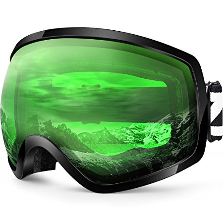 ZIONOR Lagopus Ski Snowboard Goggles UV Protection Anti-fog Snow Goggles for Men Women Youth