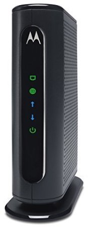 Motorola 8x4 Cable Modem, Model MB7220, 343 Mbps DOCSIS 3.0, Certified by Comcast XFINITY, Time Warner Cable, Cox, BrightHouse, and More