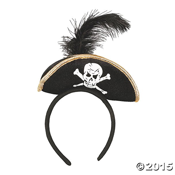 Plush Pirate Headband
