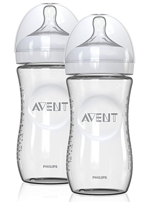 Philips AVENT Natural Glass Bottles, 2 Pack (Discontinued by Manufacturer)