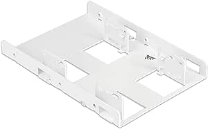 CORSAIR Dual SSD Mounting Bracket (3.5” Internal Drive Bay to 2.5", Easy Installation) White