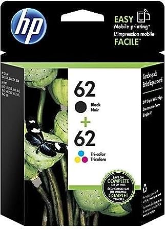 HP Ink ,62, Black and TRI-Color