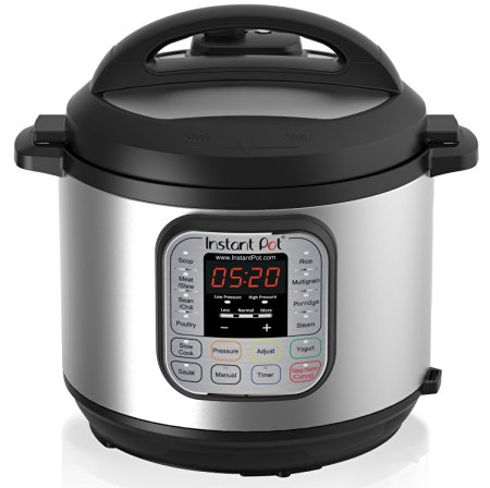 Instant Pot IP-DUO60 7-in-1 Multi-Functional Pressure Cooker, 6Qt/1000W