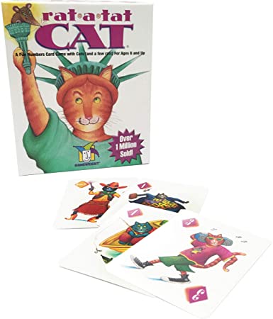 Gamewright Rat-A-Tat-Cat Multi-colored, 5"