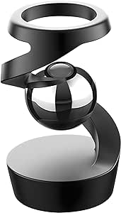 Gravity Defying Kinetic Desk Toy, Fidget Toys for Adults, Desktop Suspended Gyroscope, Gravity-Defying Metallic Shape, Optical Illusion Desk Toy, Metal ADHD Desk Spinning Toys for Adults Boys Girls