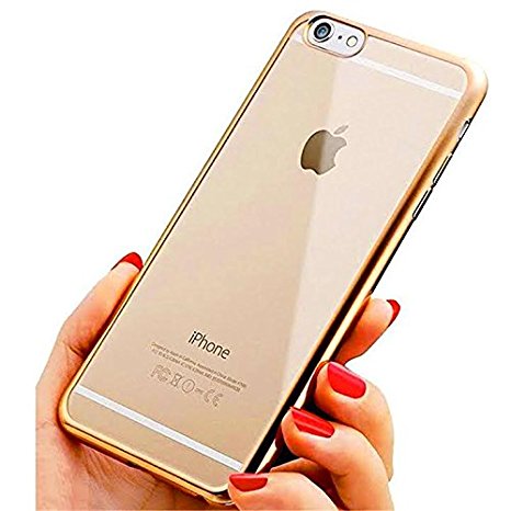 iPhone 7 Plus Case , [Fusion] Gold Back TPU Gel Case [Drop Protection/Shock Absorption Technology] For Apple iPhone 7 PLUS