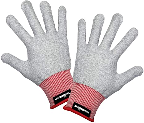 TECKWRAP Grey Professional Vinyl Wrap Anti-Static Application Gloves (2 Pairs/Pack)