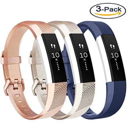 Vancle Fitbit Alta HR Bands and Fitbit Alta bands, Newest Sport Replacement Wristbands with Secure Metal Buckle for Fitbit Alta HR / Fitbit Alta