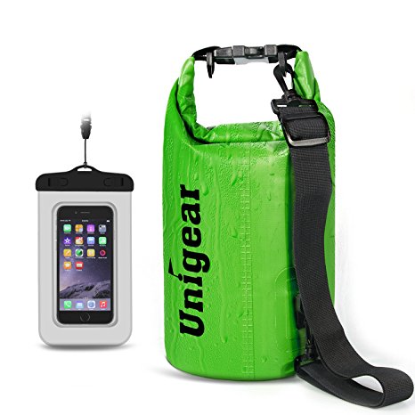 2L/5L/10L/20L/30L/40L 600D Dry Bag Sack, Waterproof Floating Dry Gear Bags for Boating, Kayaking, Fishing, Rafting, Swimming and Camping with Waterproof Phone Case