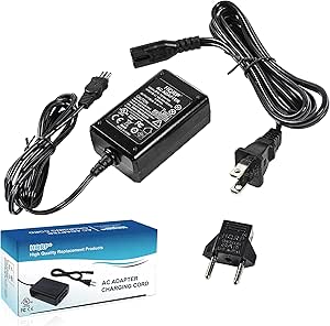 HQRP AC Adapter for Sony AC-L15A L15B CCD-TRV318 CCD-TRV328 Camcorder Power Supply Cord   Euro Plug Adapter