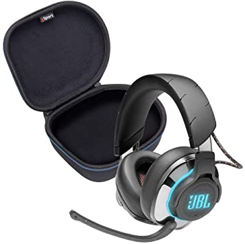 JBL Quantum 800 Wireless Over-Ear Performance Gaming Headphone Bundle with gSport Deluxe Travel Case (Black)