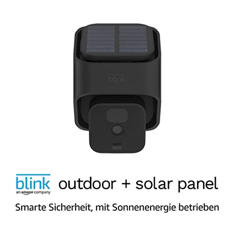 Blink Outdoor   Solar-Ladehalterung – smarte HD-Sicherheitskamera, kabellos, solarbetrieben, Bewegungserfassung – Zusatzkamera (Sync Module erforderlich)