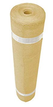 Coolaroo Shade Fabric 90% Outdoor or Exterior UV Protection for People, Pet, and Home Cover, (12' X 50'), Wheat