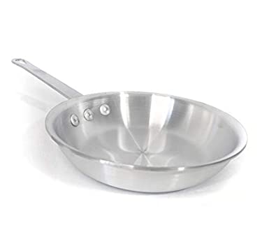 Update International Aluminum Fry Pan 12in Uncoated , Silver