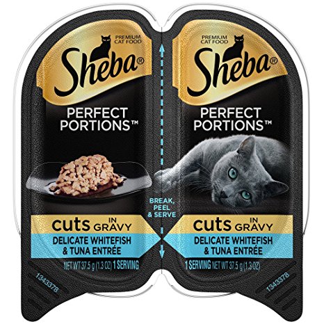 Sheba Perfect Portions Cuts in Gravy Wet Cat Food (24 Twin Packs)