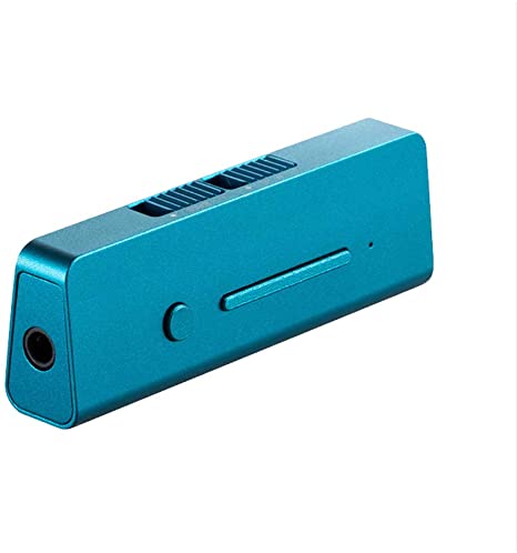 Linsoul XDuoo Link 2 HiFi Portable DAC for Cellphone with DSD256 Decoding, Strong Bass Boost Switch (Blue)