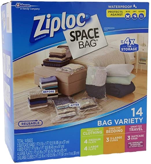 Ziploc Space 14 Bag Variety