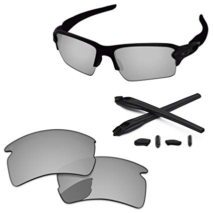 PapaViva Replacement Lenses & Rubber Kits for Oakley Flak 2.0 XL