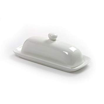 Norpro Porcelain Butter Dish with Lid