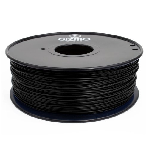 Gizmo Dorks 3mm (2.85mm) ABS Filament 1kg / 2.2lb for 3D Printers, Black