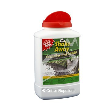 Shake-Away All Natural Cat Repellent for Domestic Cats 28.5 oz size - New EZPour Bottle & Cap
