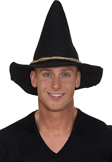 Costume Accessory - Felt Scarecrow Hat w/Rope Band