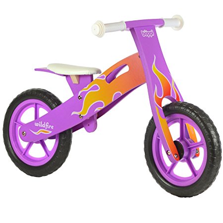 boppi® Wooden Balance Bike - Purple Flame