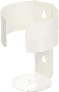 iDesign iD Clean Rustproof Steel Wall Mount Wipe Container Holder, Coconut