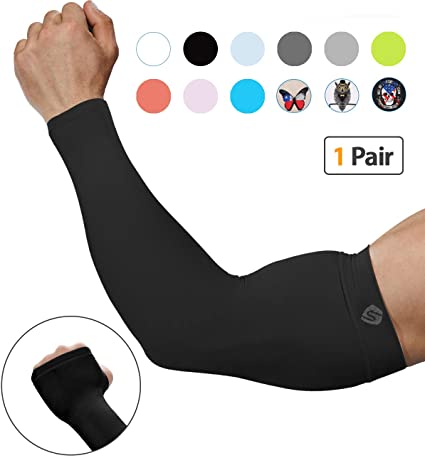 SHINYMOD Arm Sleeves,Sun Protection Tattoo Sports Sleeves for Running Cycling
