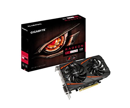 Gigabyte Radeon Rx 460 Windforce OC 2GB GDDR5 Graphics Cards (GV-RX460WF2OC-2GD)