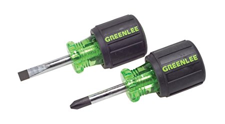 Greenlee 0153-04C Stubby Screwdriver Set, 2 Piece