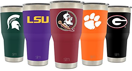 Simple Modern Florida State University 30oz Cruiser Tumbler - Vacuum Insulated Stainless Steel Travel Mug - FSU Seminoles Tailgating Hydro Cup College Flask - University Color