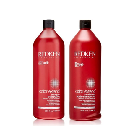 ($65 Value) Redken Color Extend Shampoo & Conditioner Liter Duo, 33.8 Fl Oz