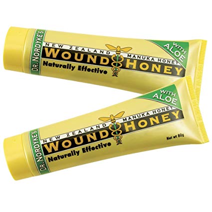 Wound Honey, Manuka Honey Wound Cream with Active Manuka Honey (1 Color, 2 Pack)