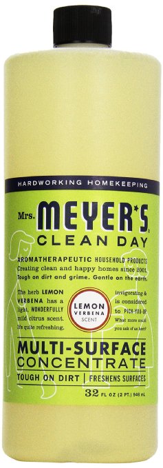 Mrs. Meyer's Clean Day All Purpose Cleaner, Lemon Verbena, 32 Ounce Bottle