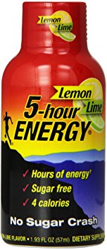 5 Hour Energyshot Nutritional Drink Bottles, Lemon-lime, 1.93 Ounce (Pack of 12)