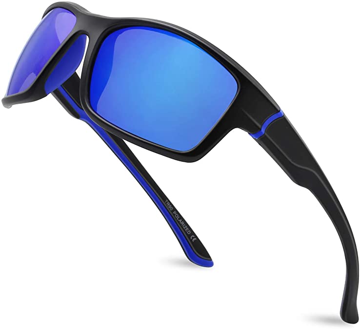 MAXJULI Polarized Sports Sunglasses for Men Women for Running Fishing Driving MJ8014