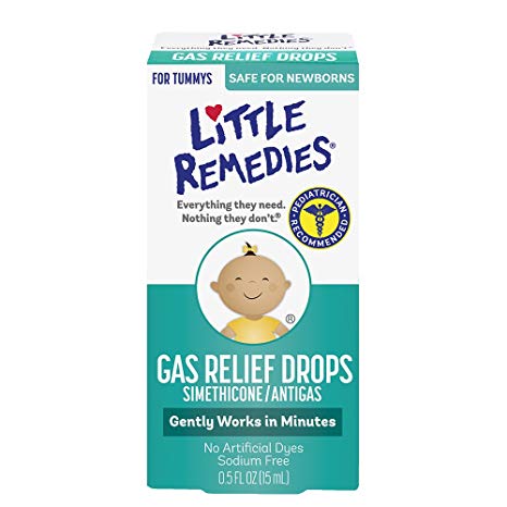 Little Remedies Gas Relief Drops | Natural Berry Flavor | 0.5 oz. | Pack of 1 | Gently Works in Minutes | Safe for Newborns