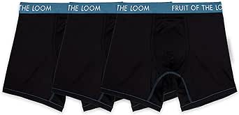 Fruit of the Loom Men's Getaway Boxer Briefs, Lightweight Breathable Fabric, Quick Dry & Odor Control