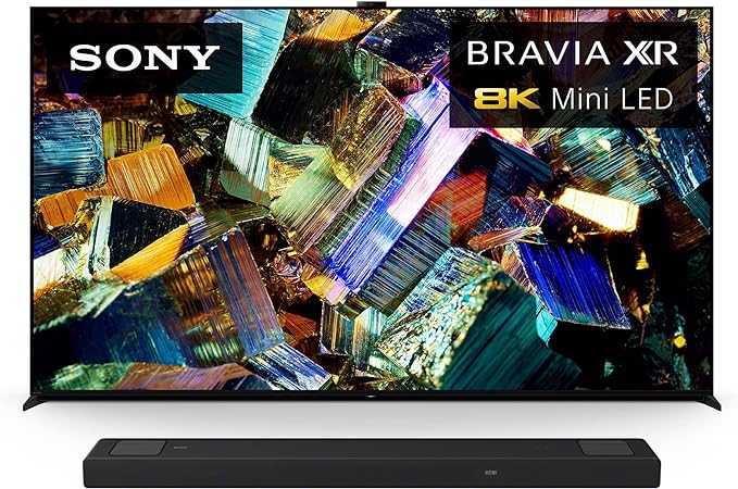 Sony 75 Inch 4K Ultra HD TV Z9K Series:BRAVIA XR 8K Mini LED Smart Google TV, Dolby Vision HDR, Exclusive Features for PS 5 XR75Z9K-2022 w/HT-A5000 5.1.2ch Dolby Atmos Sound Bar Surround Home Theater